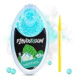 Flavouroom - Premium Menthol Kugeln 100er Set | DIY Menthol Kapseln Filter für unvergesslichen Flavour Geschmack | inkl. Box zur Aufbewahrung der aromatischen Click Hülsen Kug