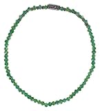 Konplott: flexibles Sammelarmbändchen Petit Glamour d´Afrique green, klassisches Kristallarmband in grün, für Damen/F