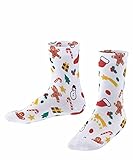 FALKE Unisex Kinder X-Mas Print K SO Socken, Weiß (White 2000), 39-42 (13-16 Jahre)