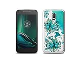 etuo Handyhülle für Lenovo Moto G4 Play - Hülle, Silikon, Gummi Schutzhülle - Türkise O