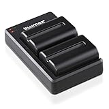 Blumax 2X Gold Akku 2040mAh ersetzt Sony NP-FM500H + Slim Dual-Ladegerät USB kompatibel mit Sony Alpha 68 Alpha 58 Alpha 99II