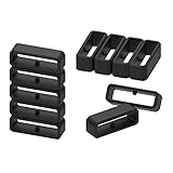 Ruentech Verschlussring Kompatibel mit Garmin Forerunner 235 / 735XT Armband, Uhrenarmbänder Silikon Sichere Schleife für Forerunner 235 / 735XT GPS Uhrenarmband Zubehör Armband (new-11pcs)