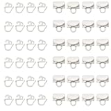 IKEA VIDGA Gardinen Gleiter & Haken in weiß (2X 24er Set)