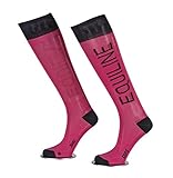 Equiline Damen Socks E_Cassidy, Kniestrümpfe, Strümpfe Größe 35-38, Farbe Berry