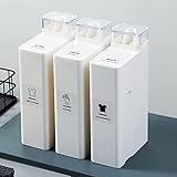 ANUAN 1000 ml Waschmittel-Leere Flaschen, wiederverwendbar, nachfüllbar, Waschraum-Organizer, Flasche, große Kapazität, Weichspüler, Aufbewahrungsb