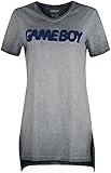 Nintendo Game Boy Frauen T-Shirt grau M 100% Baumwolle Fan-Merch, Game Boy, Gaming, Retrogaming