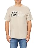 Armani Exchange with Big Logo Black and White T-Shirt, Pure Cashmere, L