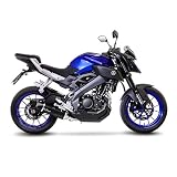 Auspuffanlage LeoVince Komplettanlage SBK LV ONE EVO, Carbon, 1/1 für Yamaha MT-125 / YZF-R125