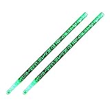 awhao Acryl Drum Stick Rot & Blau leuchtende LED-Drumsticks, beleuchtete Drumsticks, helle LED-Drumsticks, helle LED-Leuchtdrumsticks, im Dunkeln leuchtende Jazz-Drumsticks very w