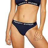 Tommy Hilfiger Damen Tanga Thong, Blau (Navy Blazer 416), 36 (Herstellergröße: SM)