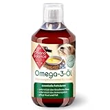 ChronoBalance® 500ml Omega-3-Öl für Hunde - natürliche Nahrungsergänzung - pflegt Haut und Fell - unterstützt das Immunsy