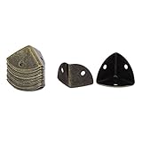 sourcing map 20 Stück 25mm x 25mm Kantenabdeckung Eckenschutz Metallecken Für Tisch DE