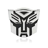 2X 3D Chrom Transformers Autobots Auto Aufkleber Sticker Emblem Motorrad Laptop