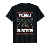 Rost das Spiel Retro-Weihnachts-Pixel-Stil Face Punch T-S