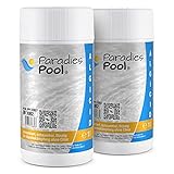 Paradies Pool Algizid für Pool, schaumfrei, Algenschutz, Schwimmbecken, chlorfreies Algenschutzmittel, algenvorbeugend, Schutz vor Algenbildung, Inhalt: 2 L
