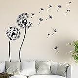 Pusteblume Set III Wandtattoo in 6 Größen - Wandaufkleber Wall Stick