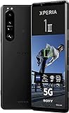 Sony Xperia 1 III 5G Smartphone (16,5 cm, 4K HDR OLED Display, Triple-Kamera System, Android 11 SIM free, 12 GB RAM, 256 GB Speicher, 24+6 Monate Herstellergarantie) [Amazon Exklusiv] Schw