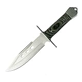 G8DS® Jagdmesser Outdoormesser Pakkawood Hunter 10,5' inkl. Etui und Gü