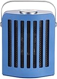 WCN Innenheizungen 95. 0w/ 600w. Elektrische Heizung, 3s Tragbare Lüfterheizung Schnelles Heizung mit Timer Einstellbarer Thermostat Persönlich Heizungsheizung (Color : Blue)