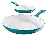 TV Unser Original 04949 bratmaxx Keramikpfannen 2-er Set, smaragd grü