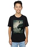 Marvel Jungen Black Panther Poster T-Shirt Schwarz 9-11 Y