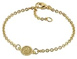 trendor Armband für Babys 333 Gold/8 Kt mit Engel-Plakette 14 cm Mädchen und Jungen Armband, modische Geschenkidee, Armband Echtgold, Armschmuck, 75090