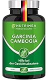 Abnehmen mit GARCINIA CAMBOGIA | 60% HCA Hochdosiert | 100% Natürlicher Fatburner + Kohlenhydratblocker + Appetitzügler | Vegane Kapseln Keto B