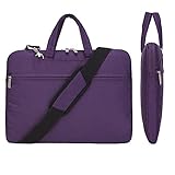 KUSDET Laptop Sleeve 15 15.6 Inch with Handle Strap Waterproof Computer Bag, Purp