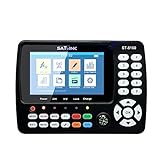 VISLONE Satelliten Finder, ST-5150 DVB-S2 / T2 / C COMBO Satelliten-TV-Signalfinder Digitaler Handsignalmesser Satellitenfinder H.265 HEVC MPEG-4 4,3-Zoll-TFT-LCD