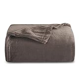 BEDSURE Decke Sofa Kuscheldecke Taupe - kleine Fleecedecke für Couch weich und warm, Wohndecke flauschig 130x150 cm als Sofadecke Couchdeck