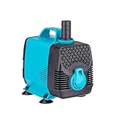 Wasserpumpe,Tauchpumpe 220V Ultra Ruhige Tauchwasserpumpe Filter Fischteich Brunnen Aquarium Tank High-Lift 0 15 25 40 5 5W 600-3000L / H Hochdruckpumpen (Color : Blue, Power : 40W)