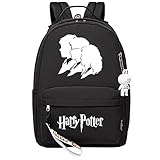 MMZ Casual Fashion Style Rucksack Harry Potter Druck Rucksack Unisex Walking Radfahren Schultasche （#4）