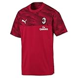 PUMA Herren ACMCasuals Tee with Sponsor Logo T-Shirt, Tango Red Black, L