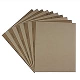 Schleifpapier Set Körnung 5000 Schileifbogen 9x11 Zoll Nass-und-Trocken 10 stück Schleifblätter für Holzarbeiten,Rostentfernung, Metall,Glas Von MAXMAN