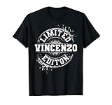 VINCENZO Limited Edition Lustiges personalisiertes Geschenk T-S