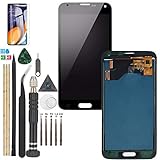 RongZy Kompatibel mit Samsung Galaxy S5 I9600 SM-G900 Ersatz Bildschirm LCD Display und Touchscreen-Digitizer mit Werkzeugen (Schwarz)