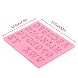 Gaeirt Handgemachtes DIY-Formwerkzeug, leicht zu entformen，Weich und Flexibel，Buchstaben-Silikonform für handg