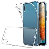 Simpeak Hülle Kompatibel für Huawei Y6 2019 [6,09 Zoll], Handyhülle Kompatibel mit Huawei Y6 2019 Soft Silikon TPU Durchsichtige Dünn SchutzHülle Case - Transp