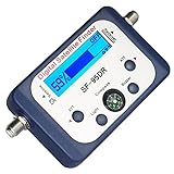 SF-95DR Satellite Finder, LCD-Anzeigedaten Digital Signal Finder-Zählermessgerät zur optimalen Positioniervariablen Empfindlichkeitseinstellung