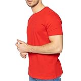 HUGO Herren Dero202 T-Shirt, Rosa (Open Pink 693), Medium (Herstellergröße: M)
