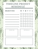 Timeline Project Schedule: Project Managers, Construction, Trades, Project Planner, Gantt Chart, Work Planner, Project Schedule, Timeline, And Other T