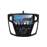 GABITECH Zoll Android 10 Autoradio GPS Navi für Ford Focus FACK 2012-2017 Touchscreen BT USB FM (64GB ROM 4GB RAM Carplay RDS DSP)