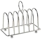 Renwu Brotständer Toastgestell Toast Rack Toastständer Edelstahl Für Toast Aufbewahrungsregal Mit 6 Scheiben Kapazität,Haltbares Küchengeschirr15,5x10x8