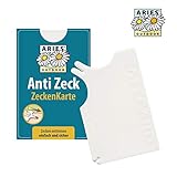 Aries ZK1 Zeckenkarte für Menschen, Hunde und Katzen - praktisches Taschenformat, 6 x 9