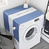 WYYY Staubabdeckung Wäschetrockner Wasserdichtes Sonnenschutzabdeckung Handtuch Aus Baumwolle Und Leinen Leichte Luxus-gefrierschrank-staubstoff(Color:A107)