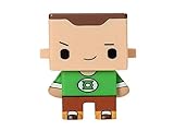 SD toys SDTWRN02198 Pixelfigur 7 cm. Sheldon T-Shirt Green Lantern The Big Bang Theory, bunt, 7 C