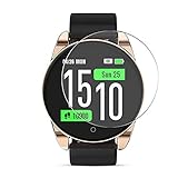 Vaxson 3 Stück Schutzfolie, kompatibel mit GOKOO M12 1.3' Smartwatch Smart watch, Displayschutzfolie TPU Folie [ nicht Panzerglas ]