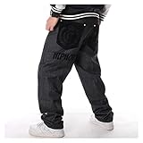 YZRDY Mann lose Baggy Jeans Hiphop Skateboard Denim Hosen Hip Hop Rap männlich Schwarze Hous Große Größe 30-46 (Color : Style 9, Size : 42 inch)