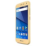 BLU C5 LTE Smartphone (4G (8 GB und 1 GB RAM) ohne SIM-Karte, goldfarb