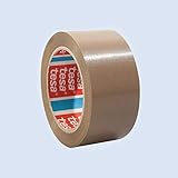 TESA Klebeband tesapack 4124, TOP-PVC, 50mm x 66m, braun/Unser Bestes - PVC-Klebeband für höchste Ansprüche, 12 Stück